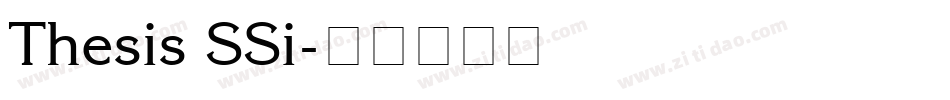 Thesis SSi字体转换